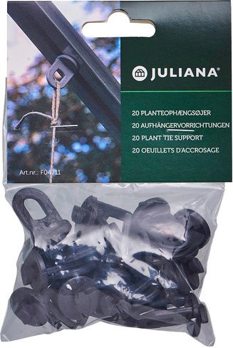 Juliana Aufhängevorrichtung für das Gewächshaus aus Kunststoff, Grün, 20 Stück - Bild 2