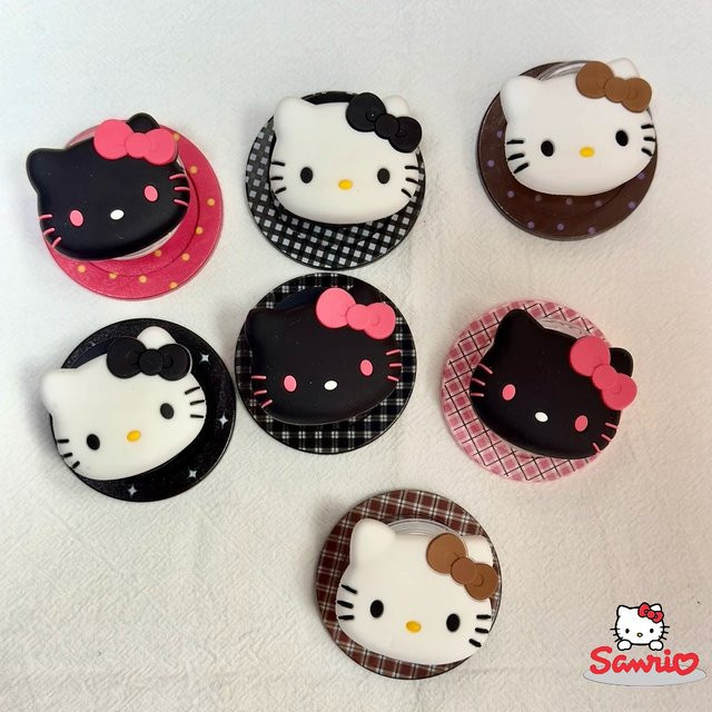 Sanrio Hello Kitty Magnetischer Telefonhalter Grip Tok für MagSafe Handyhüllen iPhone und Samsung - Bild 1