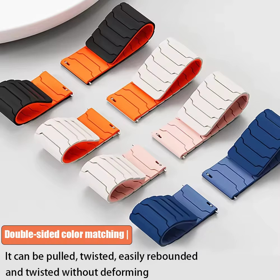 Zeblaze Armband für Vibe 8 Smartwatch, Silikon, Schwarz, 22 mm, Unisex - Bild 4