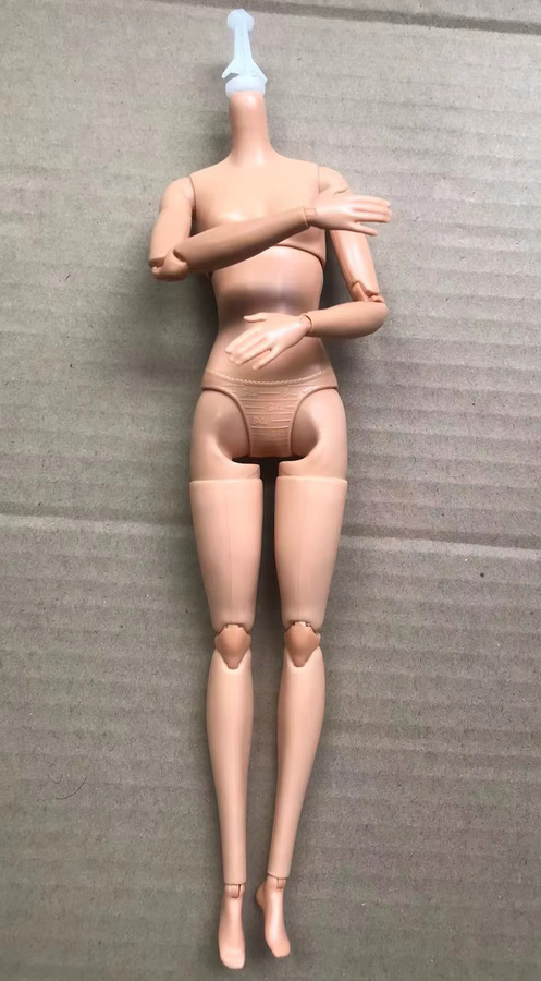 ROUND YUAN Männliche Puppe Gelenke Körper Figuren White - Bild 2