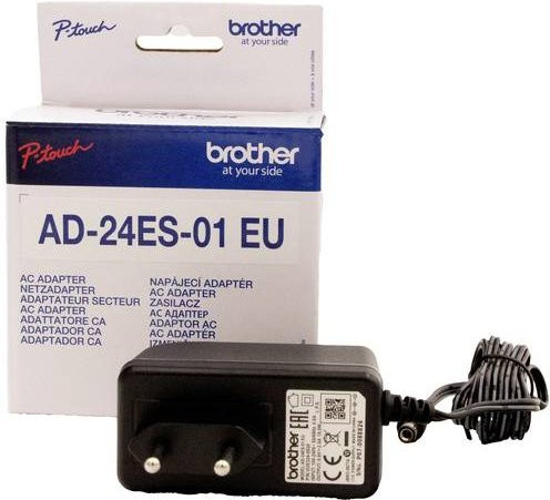 Brother AD-24ES-01 Netzteil für Beschriftungsgeräte, Schwarz, 9V-1,6A - Bild 1
