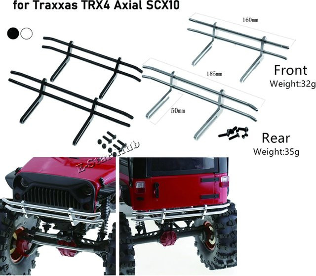 Traxxas Stoßstange Metall, vorne hinten, Zubehör - Bild 1