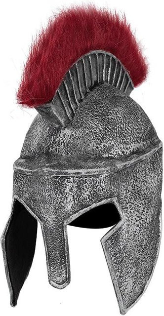 Römisches Reich Gladiatoren Helm Latex Maske grau - Bild 1