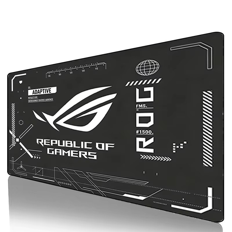 Großes Gamer Mauspad in Schwarz für PC und Notebook, Schreibtischmatte für Gaming-Zubehör, B/T: 90 x 40 cm - Bild 2