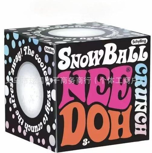 NeeDoh Schneeball Knirschen, Stressabbau Spielzeug - Bild 1