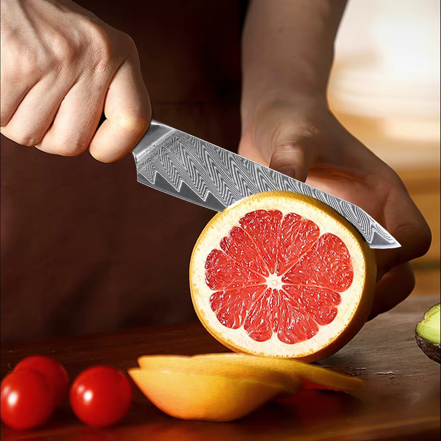 YIZEMA Allzweckmesser aus 67-lagigem Damaststahl, 12,7 cm Paring Knife für Küche und Profis - Bild 3