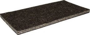 Zellgummiauflage Industrial Quality Supplies schwarz B: 28 cm, T: 14 cm, H: 1 cm - Bild 1