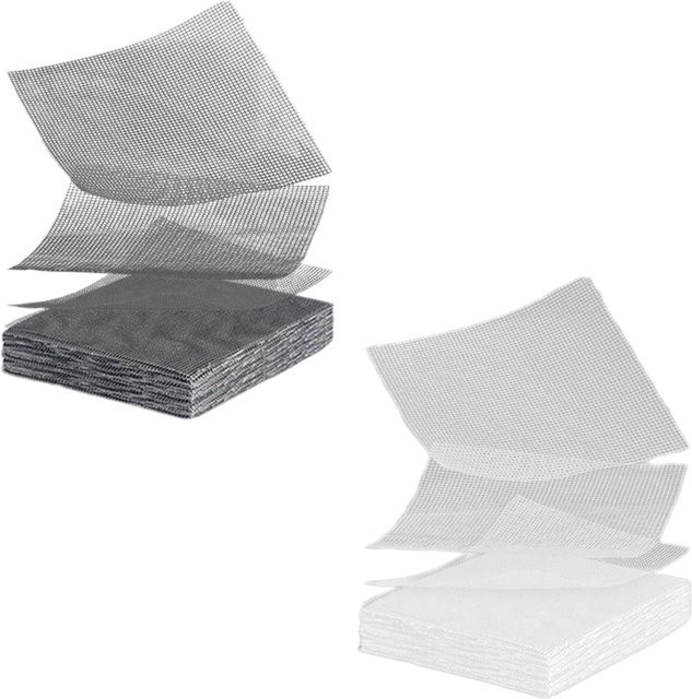 50 Stück Homyl Blumentopf Loch Mesh Pads aus Metall in Grau für Bonsai und Gartenpflanzen - Bild 1
