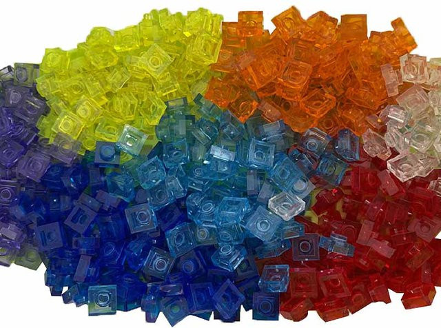 Sluban Building Blocks Transparent Building Bricks Mosaic Pattern Construction Kits - Bild 1