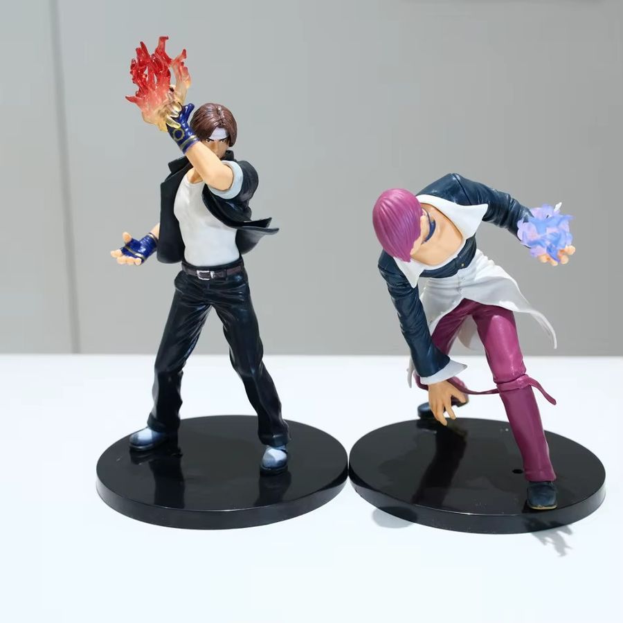 SNK The King of Fighters 98 Gk Statue Actionfiguren Kyo Kusanagi und Iori Yagami aus PVC in Multicolor - Bild 2
