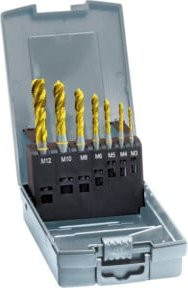 GÜHRING Maschinengewindebohrer-Set HSS Form C M3-12 in Gold - Bild 1