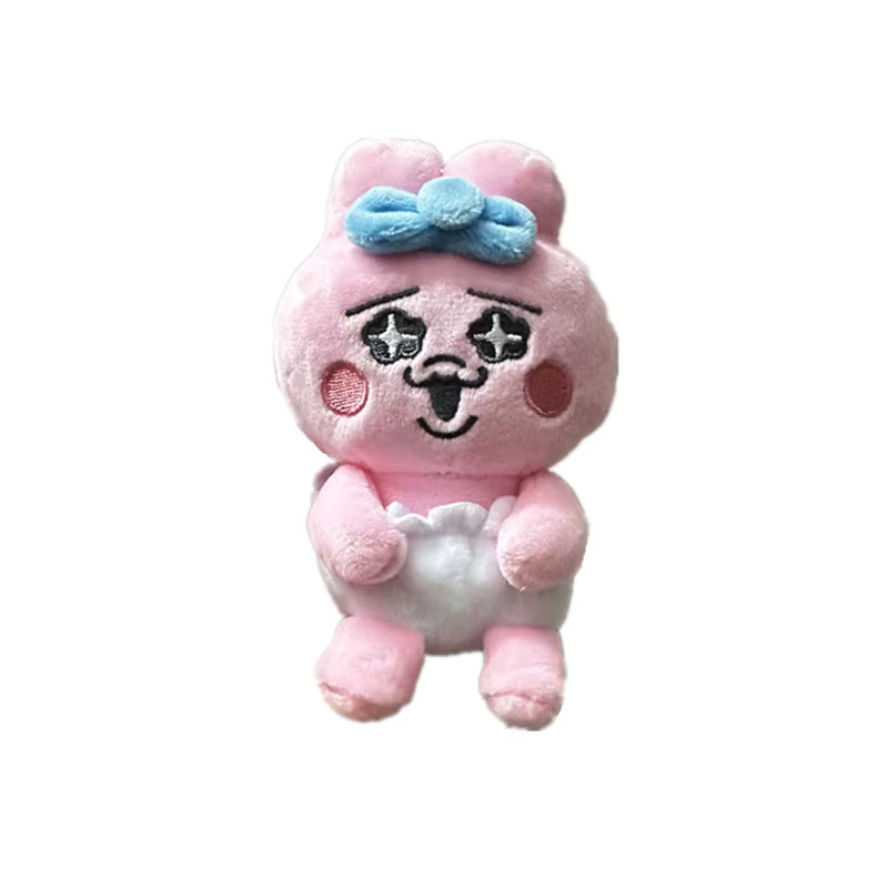 Bandai Opanchu Usagi, Hasen-Taschenanhänger-Puppe, Rosa / Pink, Plüsch / Textil - Bild 3