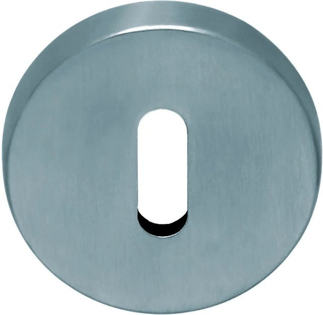 Alpertec Rosette Buntbart aus Aluminium in Silber, Durchmesser: 52 mm - Bild 1