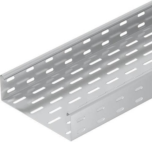 OBO Bettermann Kabelrinne 6056040 Farbe Silber B: 30,0 cm, H: 6,0 cm, L: 300,0 cm - Bild 1