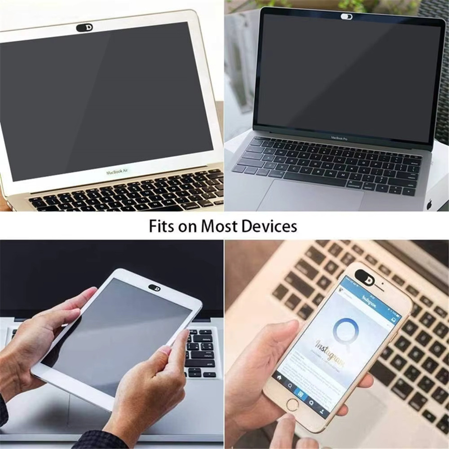 Webcam Abdeckung für Laptop und Smartphone als Privacy Slider zum Schutz der Kamera in Schwarz - Bild 5