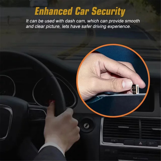Lenovo Micro SD Speicherkarte V10 wasserdicht für Dashcam und Smartphone mit 2 TB - Bild 1