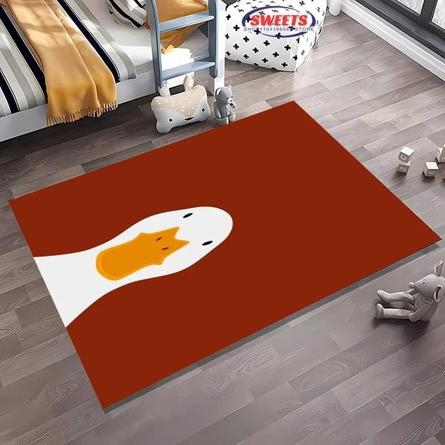 Rutschfester Teppich mit Enten-Motiv von AISILK MOON, Mehrfarbig, B/H: 60 x 40 cm - Bild 1