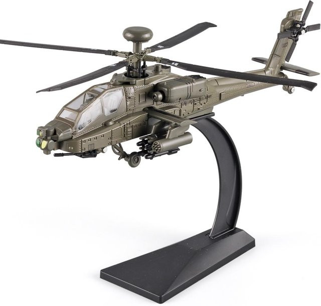 Linyi toy car Black Hawk Hubschrauber Legierungsmodell, gray, mit Sound- & Lichtfunktionen, ab 14 Jahren - Bild 1