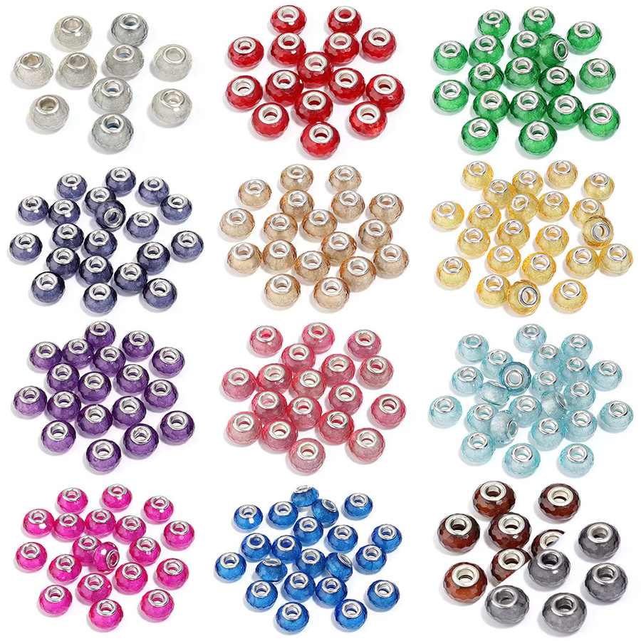 louleur Harzperlen, bunt, 14 x 9 mm, Unisex - Bild 4