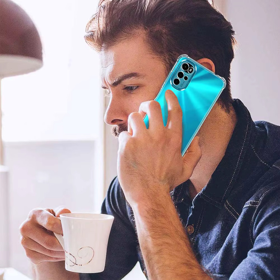 Stoßfeste Silikon Handyhülle für Motorola Moto G-Serie in Transparent - Bild 6