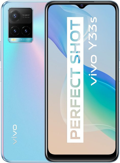 vivo Y33s Smartphone Blue mit 6,58 Zoll Display, 128 GB Speicher, Android, 4G/LTE, NFC und Bluetooth - Bild 1