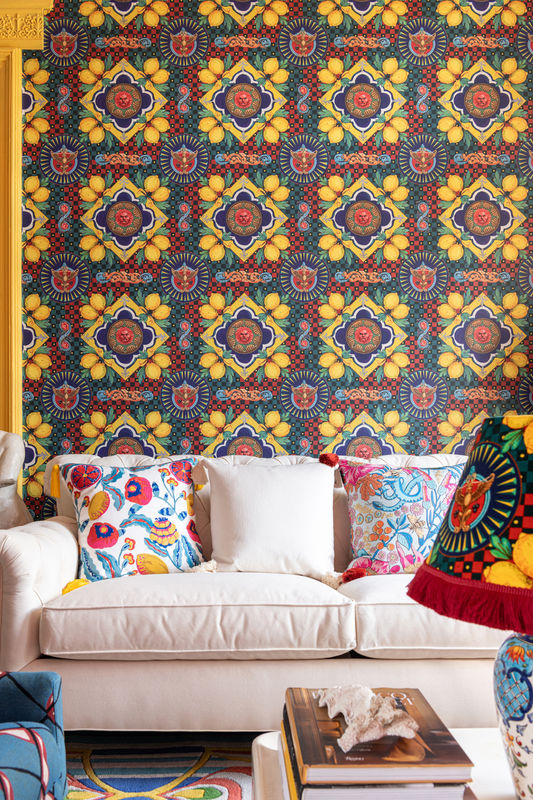 Mindthegap Tapete Amalfi WP20830 Multicolour Vlies-Tapete mit floralem und botanischem Design - Bild 2