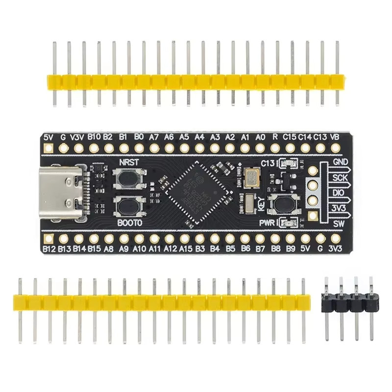 AITEXM ROBOT Entwicklungsboard STM32F401 STM32F411 in Schwarz mit ST-LINK V2, 84 MHz und 64 KB RAM - Bild 2