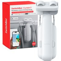 SwitchBot Smart Curtain Rod 3 Vorhangöffner mit Motor, Weiß - Bild 1
