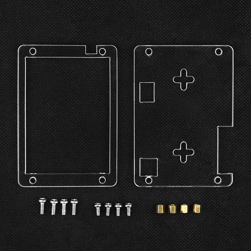 SHCHV Acrylgehäuse für ESP32-2432S028 2,8-Zoll-Display LCD TFT-Modul mit Touch WROOM für Arduino und LVGL, transparent - Bild 3