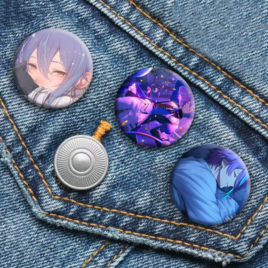 Kayou Kunstbrosche, Runde Reversnadel, Unisex - Bild 2
