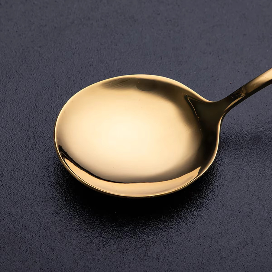 JAOER 30-teiliges Besteckset aus Edelstahl in Gold und Silber, spülmaschinenfest - Bild 5