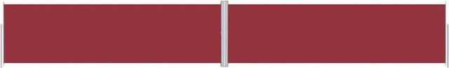 Ausziehbare Seitenmarkise von furnicato in Rot mit automatischer Funktion, Breite: 1200 cm, Höhe: 180 cm - Bild 1
