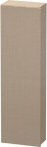 Duravit Hochschrank DuraStyle in Leinen, Farbe Beige, B: 40 cm, T: 24 cm, H: 140 cm, Tür links - Bild 1