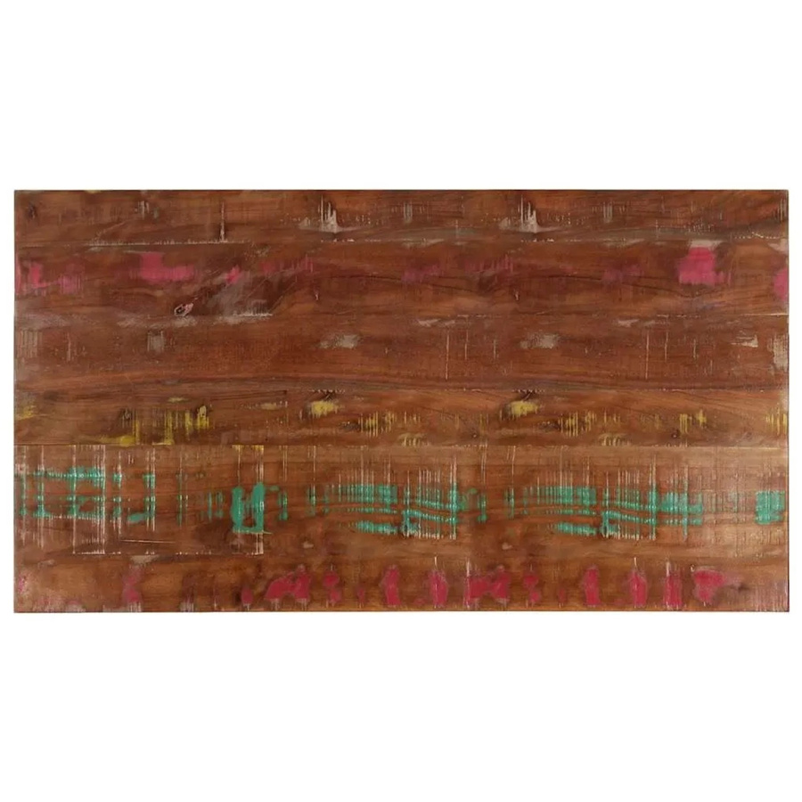 vidaXL Tischplatte aus Massivholz in Braun, Rechteckig, B/T: 100 x 60 cm, Höhe: 3,8 cm - Bild 2