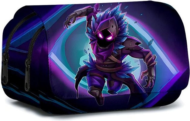 Fortnite Anime Federmäppchen mit doppelter Lage für die Schule, Mehrfarbig, B/T/H: 21 x 10 x 7,5 cm - Bild 1