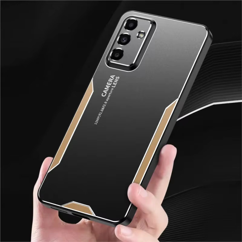 Robuste Aluminium-Metallhülle mit Kühlfunktion für Samsung Galaxy A57 A37 A07 A17 A56 A36 A26 A16 A06 A55 A35 A25 A15 A05 in Silver oder Black - Bild 2