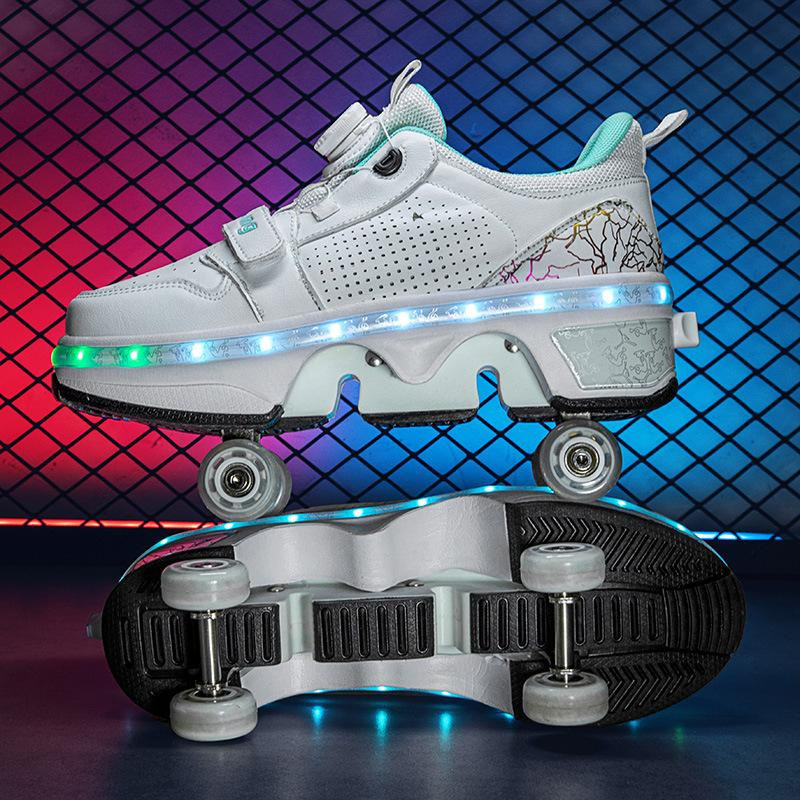 Flylo Weglaufende Schuhe Rollschuhe für Kinder 6 bis 15 Jahre - Bild 3