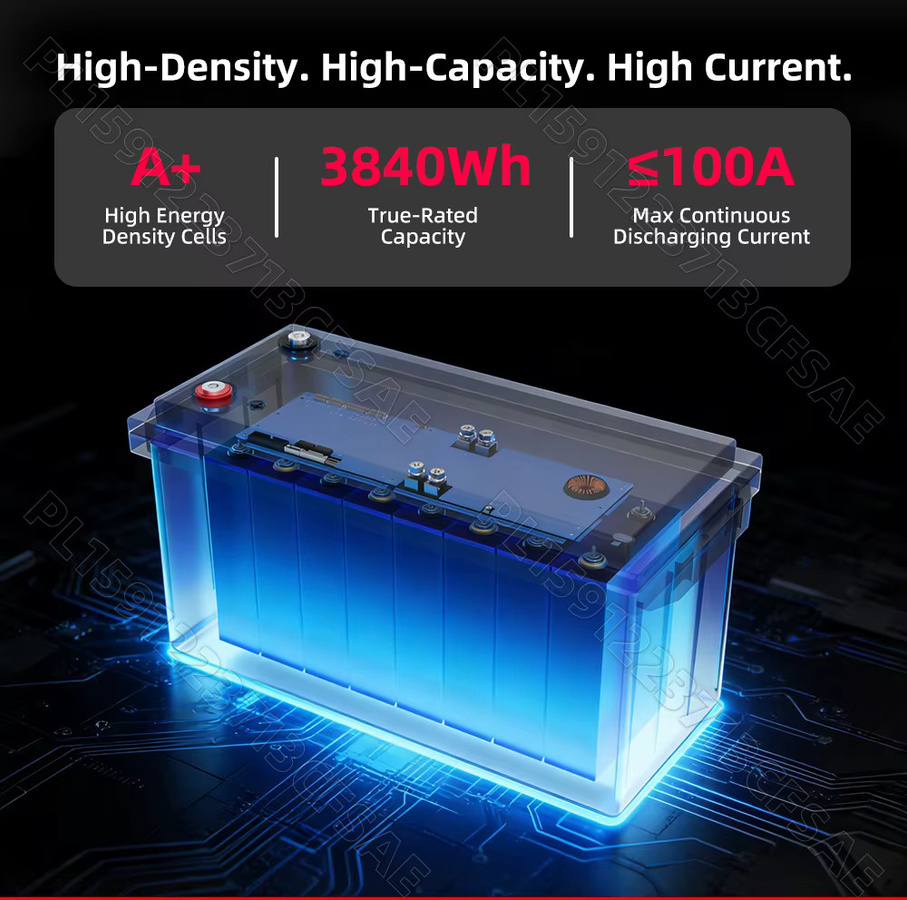 Sicksun 24V 150Ah LiFePO4 Lithium-Batterie mit integriertem BMS für Wohnmobile, Solar und Marine - Bild 5