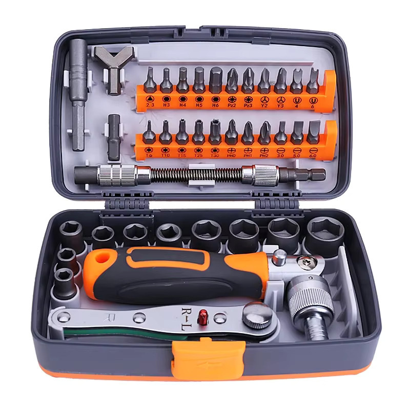 LIQU 38 in 1 Ratsche-Schraubendreher-Set mit magnetischen Bits für Reparaturen im Haushalt und im Automobilbereich - Bild 4