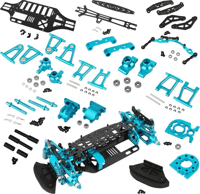 Tamiya Upgrade Teile, Metall, für TT01 TT-01 1/10 RC Auto - Bild 1