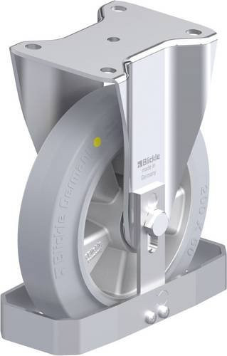 Blickle Stahlblech-Bockrolle BH-ALEV 200K-SG-AS-FS in Grau mit 200 mm Rad-Durchmesser und 450 kg Tragfähigkeit - Bild 1