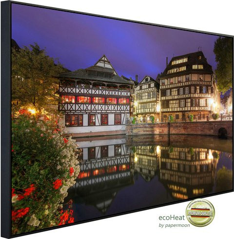 papermoon Infrarotheizung EcoHeat Strassburg mit Matt-Effekt in Bunt, 600 Watt, mit App-Steuerung und WLAN - Bild 1