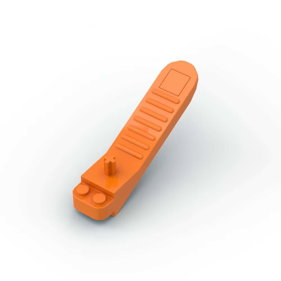 SixBricks Achse Separator Bausteine Set, Orange, 1-teiliges Set - Bild 1