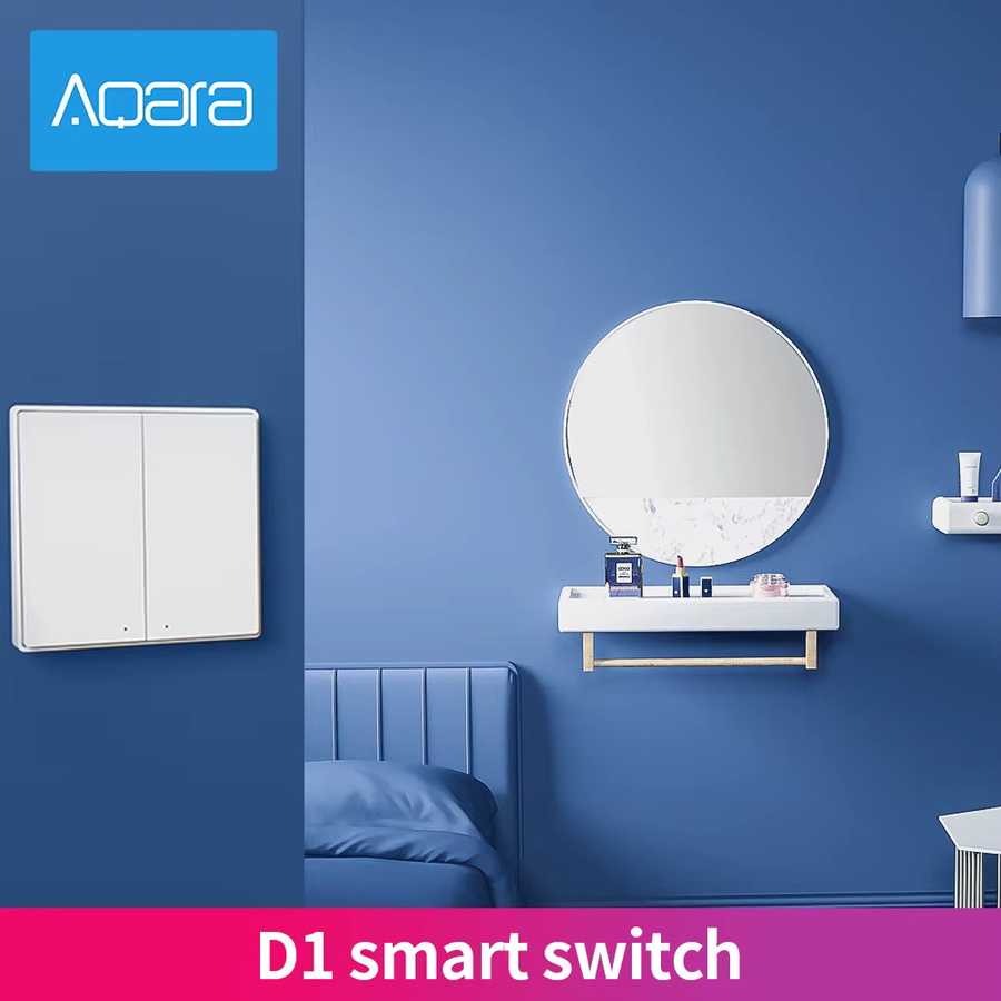 Aqara D1 Smart Wand Schalter Zigbee Drahtlose Fernbedienung mit Triple Taste in Weiß für dein Mijia Smart Home - Bild 2