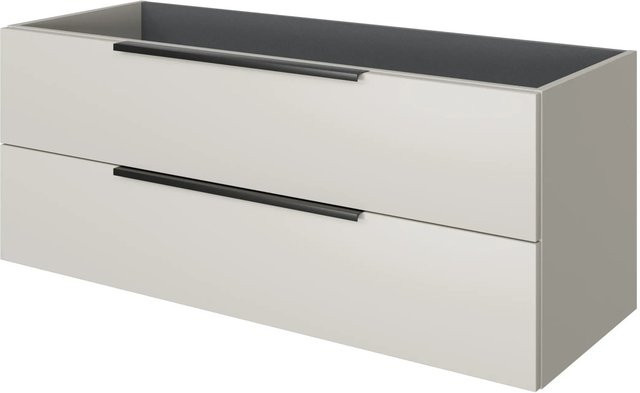 Pelipal Unterschrank Quantum 07 für Doppel-Waschtisch in Kaschmir Matt, Beige, B: 120 cm, H: 48 cm, T: 42,9 cm - Bild 1