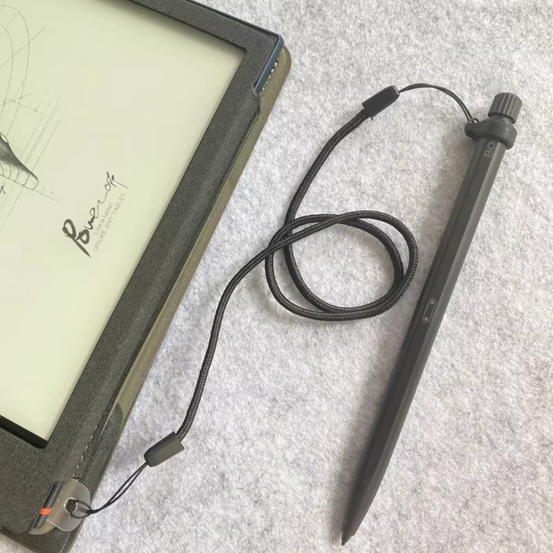 Elastisches Lanyard für Stift als Antilost-Hängeseil und Ersatzseil für Stylus oder Tablet in Schwarz - Bild 2