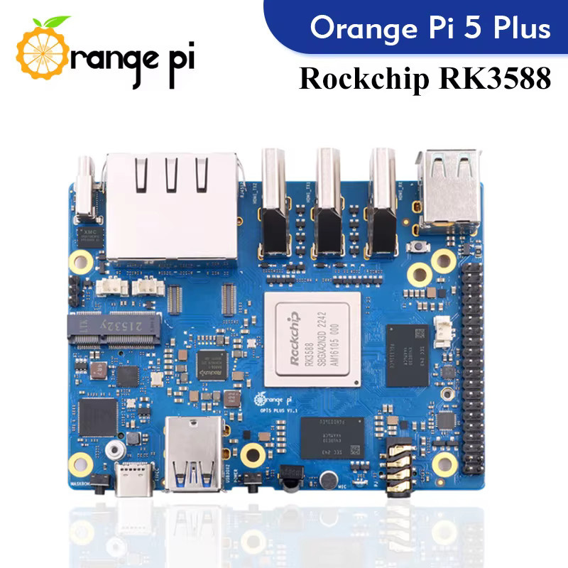 Orange Pi 5 Plus Einplatinen-Computer mit RK3588, PCIe-Modul, SSD-Unterstützung sowie WiFi und Bluetooth für 8K-Anwendungen - Bild 3