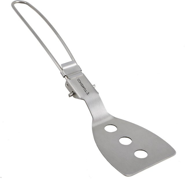 TOMSHOO Klappspatelwender aus Edelstahl in Silber für Camping und Grillen - Bild 1