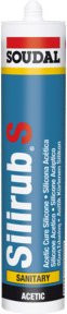 Soudal Silirub S Silikon für Nasszellen in Weiss, 300 ml - Bild 1