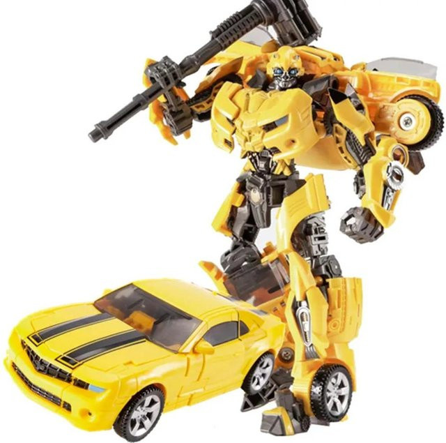 BAIWEI Roboter Verwandlungsspielzeug, Actionfigur, Gelb, ab 14 Jahre - Bild 1